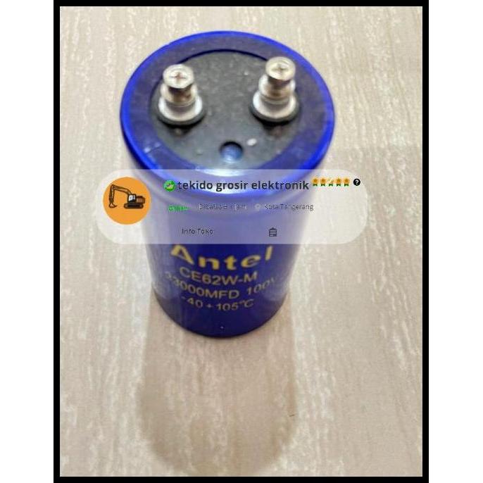 DISKON ELCO 33000UF/100V ANTEL / ELCO 33000/100 ANTEL MURAH 