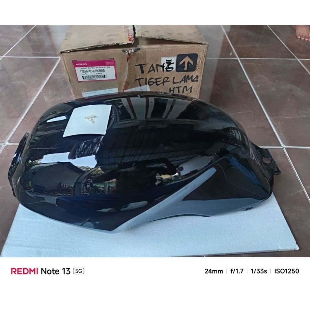 17510-KCJ-690BNS tangki bensin honda tiger lama tiger lawas tilam tilas hitam  original AHM
