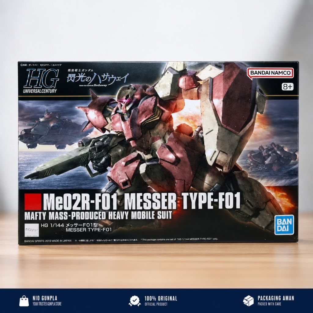 HG UC 1/144 Gundam Me02R Messer Type-F01 Original Bandai