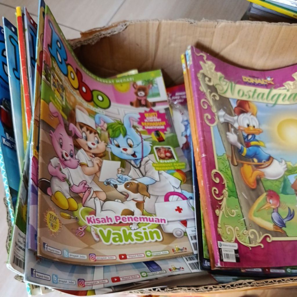 buku bobo donal bebek gober