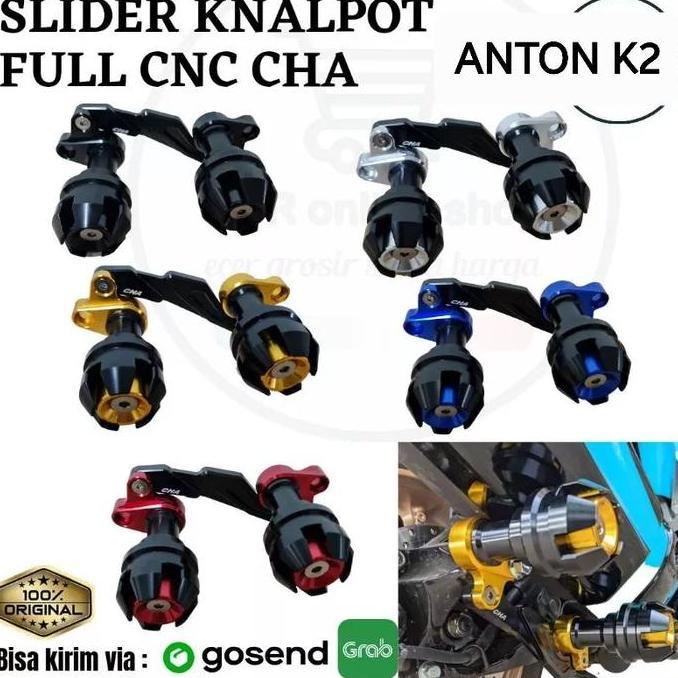 JALU KNALPOT-FRAME SLIDER KNALPOT VARIASI MOTOR HONDA PCX-N MAX-AEROX AK2