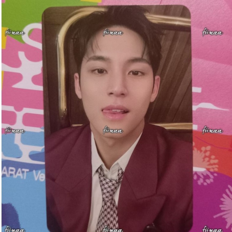 [OFFICIAL PC] PHOTOCARD MINGYU SEVENTEEN ALBUM SPILL THE FEELS CARVER (MINGYU MELET)