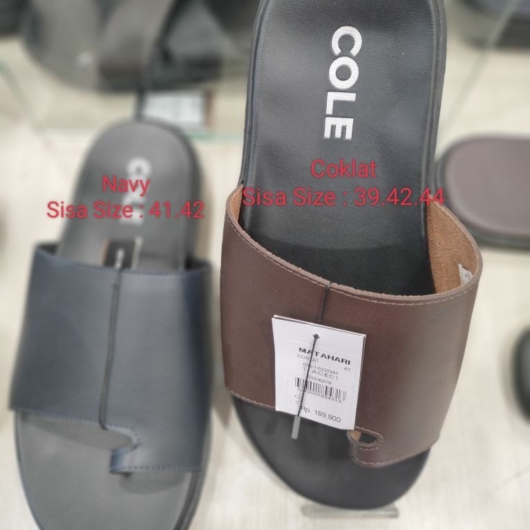 Cole Sandal Pria Kulit Sintetis Original Matahari