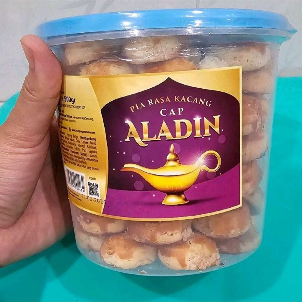 Roti Kacang Aladin Toples 500gr
