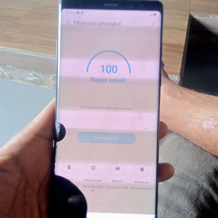 lcd samsung note 8 original minus