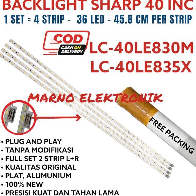 BACKLIGHT SHARP 40 INC BL  LC40LE830M LC40LE835X  LC 40LE830M LC40LE8 MRN99