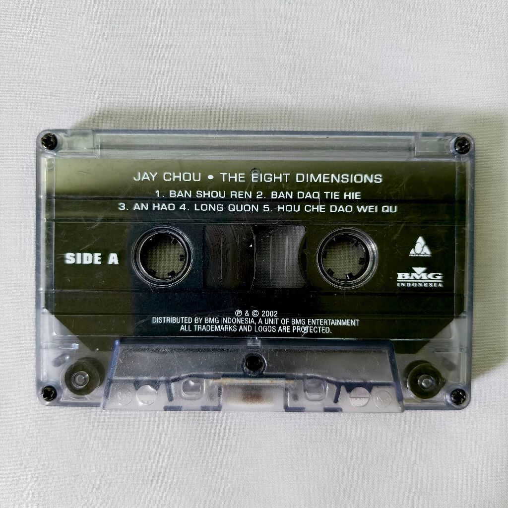 Kaset Jay Chou - The Eight Dimensions (no cover, tape only) (VGC)