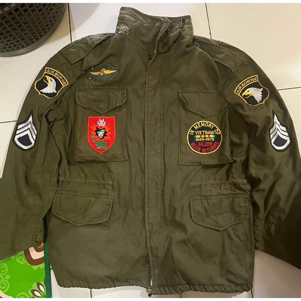 Jaket Vintange M65 Us Army