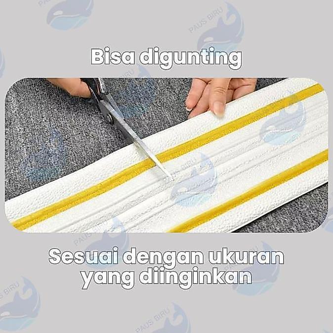[] Paus Biru - List Foam Wallpaper Wall Border List Foam 3D List Dinding 2.3 Meter Wall Border Untuk