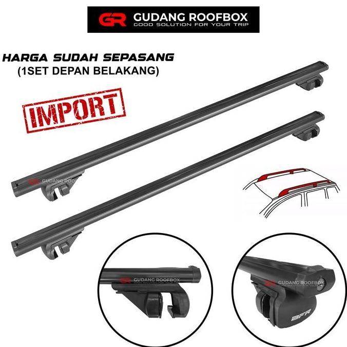 Crossbar Cross Bar Universal Jepit Roof Rail Mobil Crossbar Jepit Raised Rail BFR