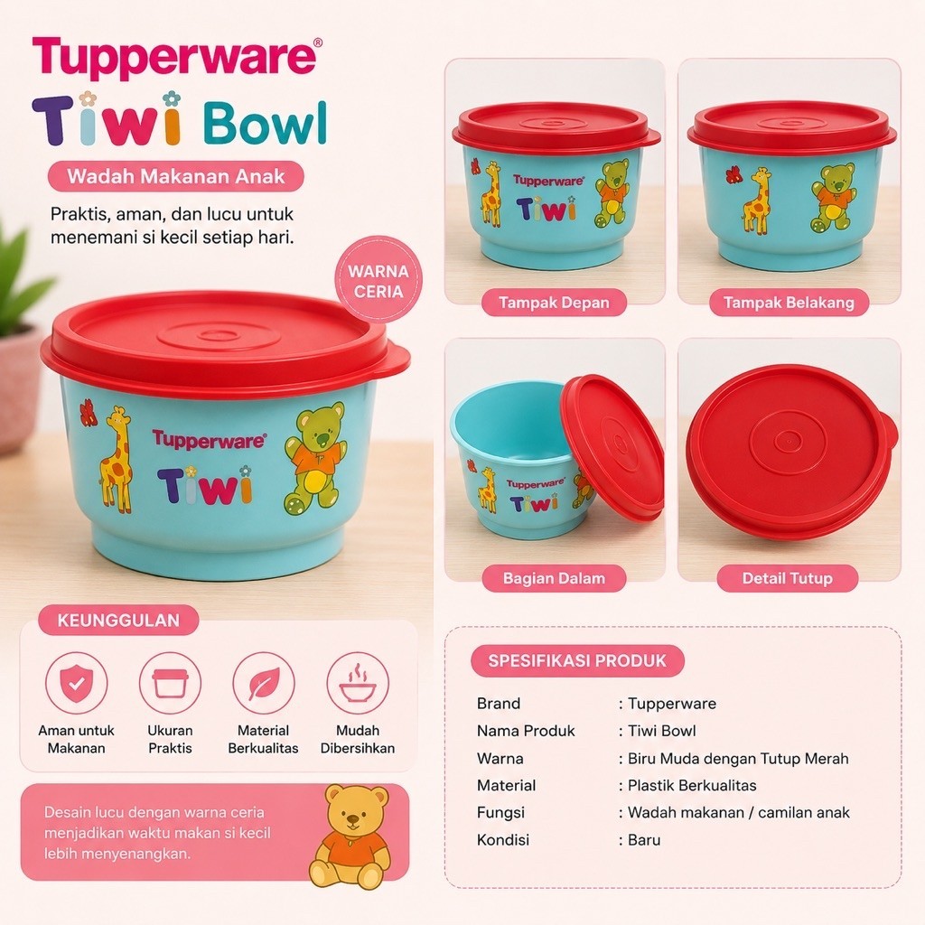 [TUPPERWARE] MINI ROUND TIWI