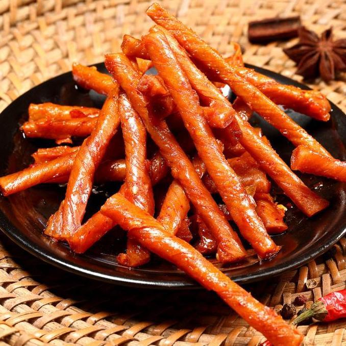 Cemilan Snack Halal Siap Saji Wulama Latiao Vegetarian / Latiao Snack Spicy