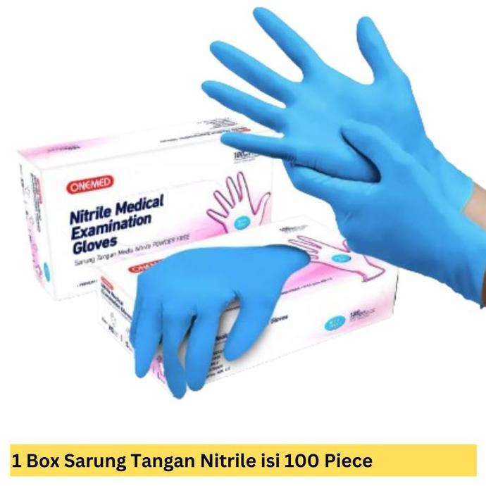 Safe Gloves Handscoon Sarung Tangan Nitrile Non Powder Non Steril