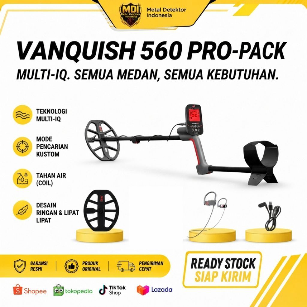 Vanquish 560 ProPack Pendeteksi Emas