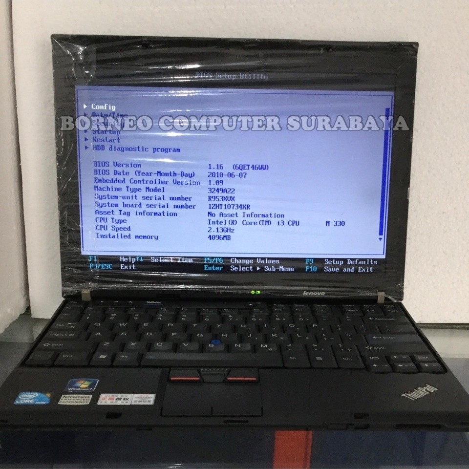 Laptop Lenovo Thinkpad X201l i3 Gen 1 Second