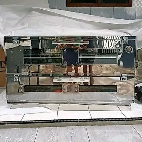 Oven gas stainless 120 CM