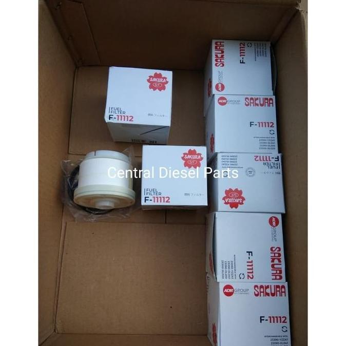 Promo Filter Solar / Fuel Filter Innova Fortuner Hiace F-11112 F11112 Sakura Diskon