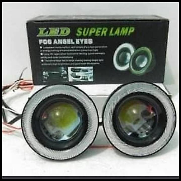 DISKON FOG LAMP ENGEL EYES RING 89 LED 2 WARNA MOBIL AVANZA/XENIA VVT-I/OLD