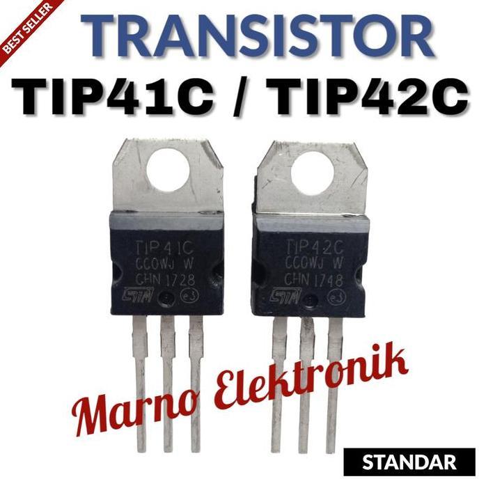 TRANSISTOR TR TIP41C TIP42C TIP 41C TIP 42C TIP41 TIP42 TIP 41 TIP 42 STANDAR MRN99