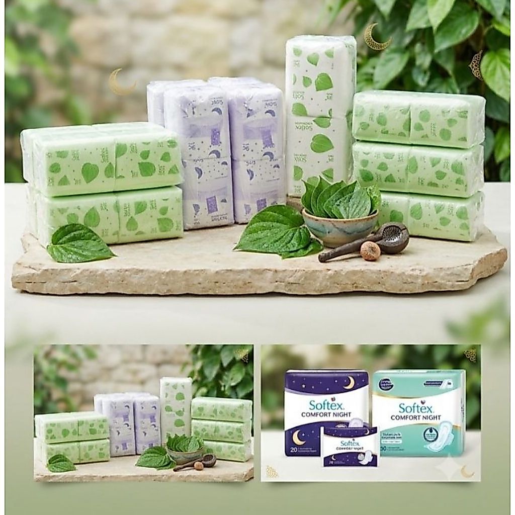 TERMURAH Pembalut Wanita Daun Sirih Softex Pantyliner 100 pcs Repack Lepas Kemasan, Pembalut Wanita 