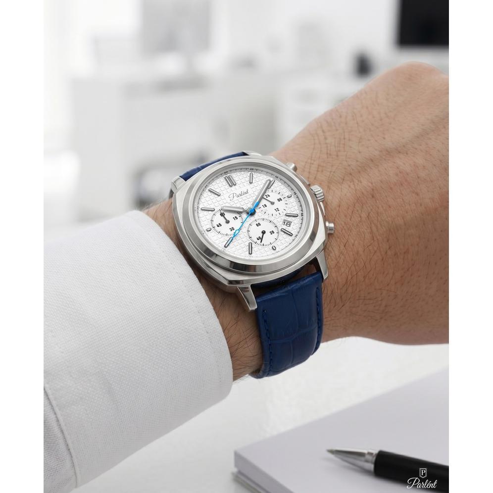 ORIGINAL Parlent Nexis - Jam Tangan Pria 42mm, Miyota Japan Quartz Movement, Waterproof 5ATM (50M), 