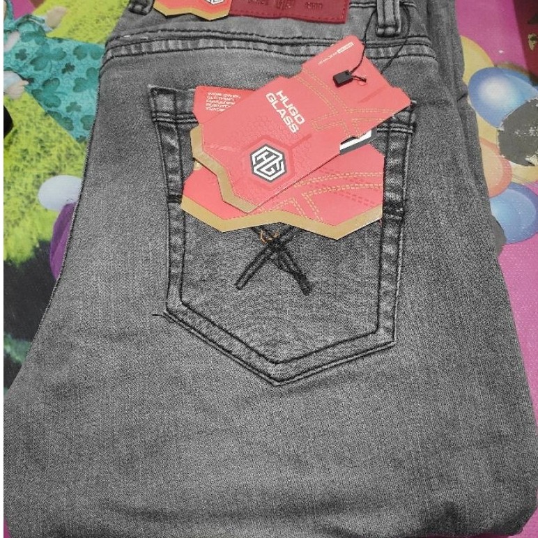celana jeans hugo glass original stretch slimfit