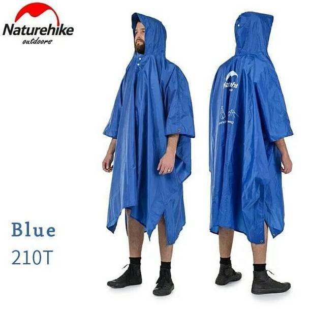 JAS HUJAN NATUREHIKE NH17D002-M / NH17D003-M 210T/20D PONCHO JAS HUJAN MULTIFUNGSI