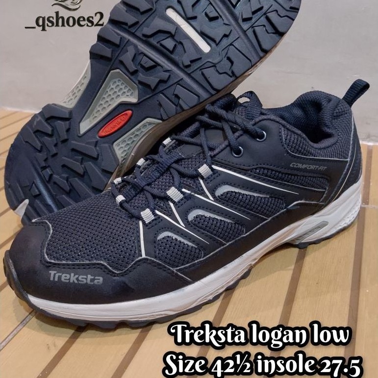 Sepatu outdoor hiking trekking trail TREKSTA LOGAN LOW GORETEX