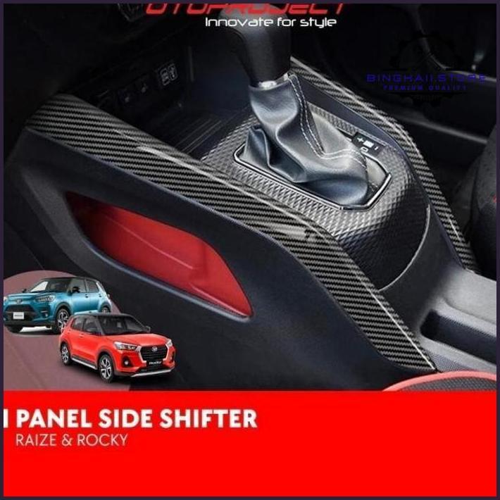 PANEL COVER SIDE SHIFTER PERSENELING OTOPROJECT OTOPROJECT ROCKY 2022 RESTOCK