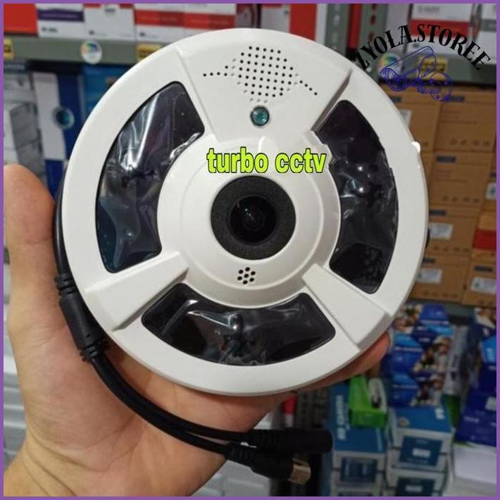 CAMERA CCTV 3D PANORAMIC CAMERA AHD 360 DERAJAT FULL HD 3 MP DISKON