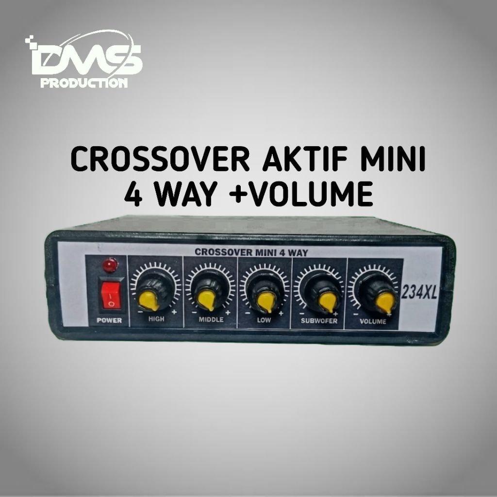 CROSSOVER AKTIF MINI 4 WAY | 4 IC JRC 4558 GRADE A 12V