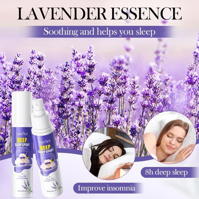 Lovely- Sleep Spray Semprotan Tidur Deep Sleep Pillow Spray Insomnia Spray Bantu Tidur Nyenyak Sleep