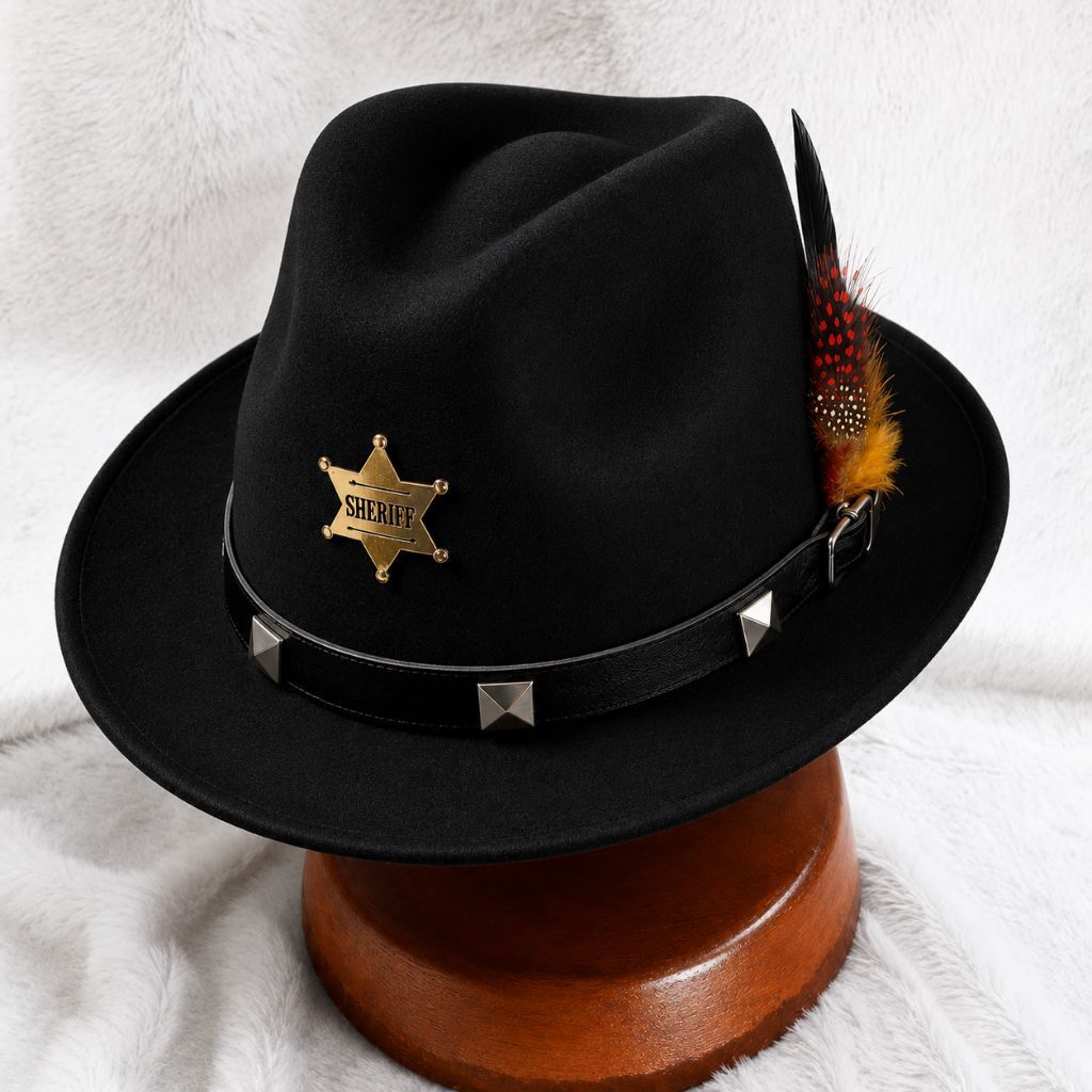 TOPI LAKEN FEDORA BROWN | TOPI LAKEN FEDORA IMPORT