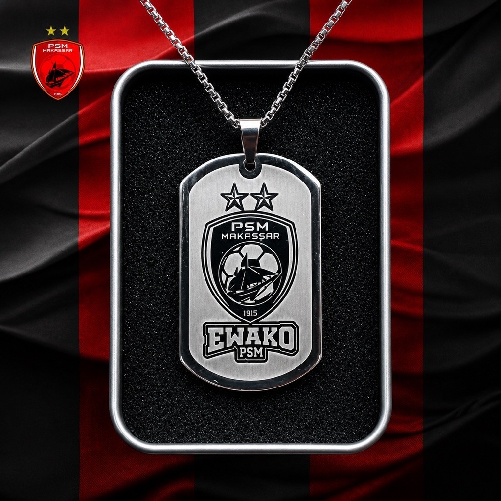 Kalung PSM Makassar / aksesoris psm makassar / juku eja / Ayam Jantan dari Timur