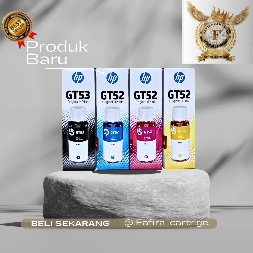 Tinta HP GT53 & GT52 Original For Printer 415, 115, 315, 5810, 5820