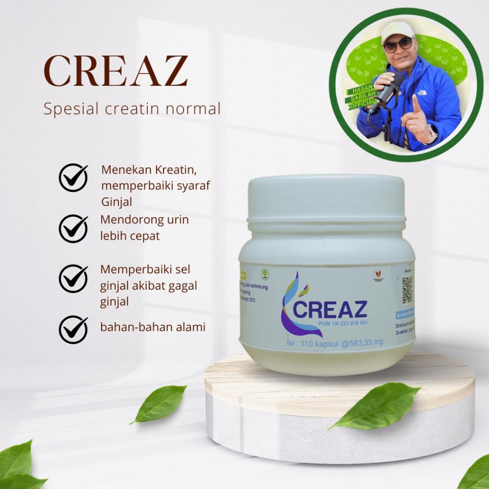CREAZ SPESIAL PENURUN KREATININ GINJAL- HASAN SABILAH OFFICIAL PUSPITA RADJA HERBAL [BISA COD]