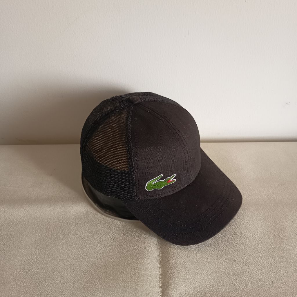 topi cap trucker lacoste second bekas preloved original branded