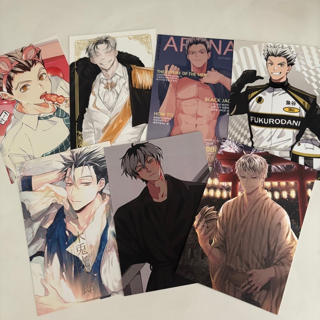Bokuto Postcard Fanart Haikyuu