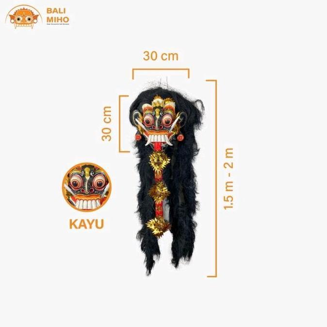 '+'+'+'+] Rangda Agung Menengah - Topeng Rangda - Rangda 1,5 Meter - mainan anak rangda dewasa