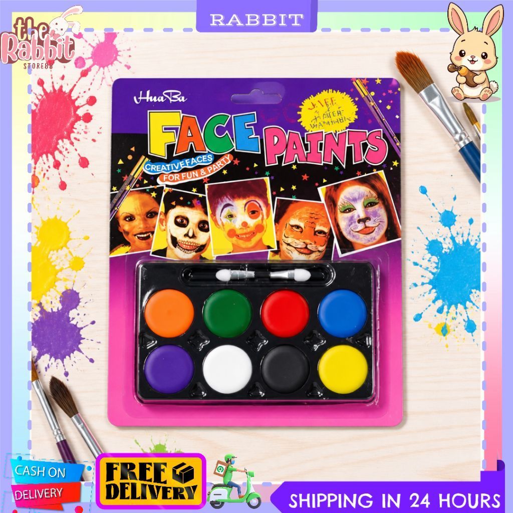 Mainan Face Painting Body Painting DIY Face Make UP untuk Wajah Face Painting Halloween
