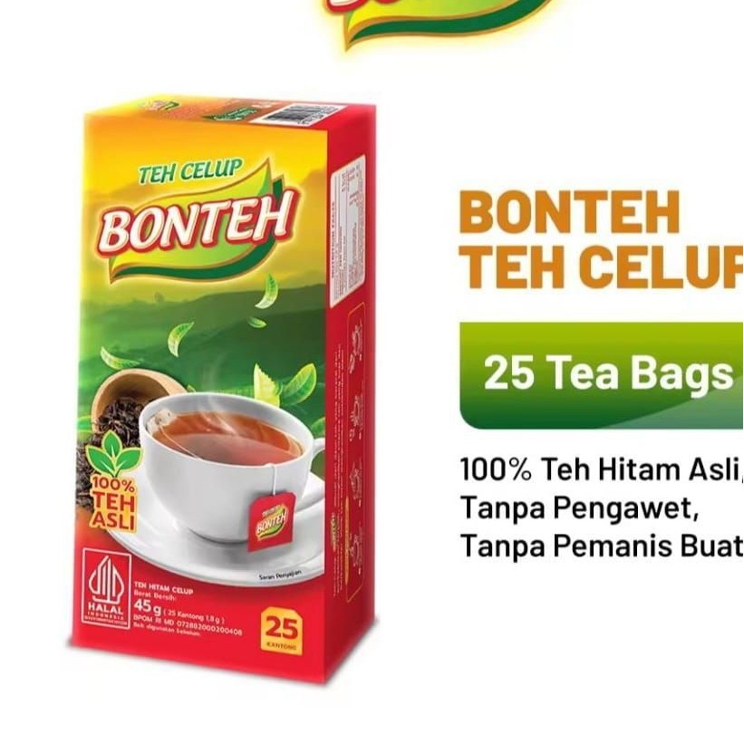 Teh celup Bonteh isi 25 pcs