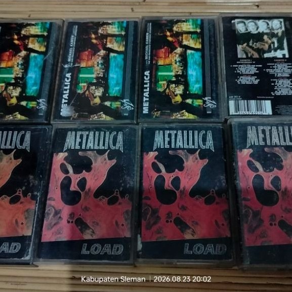 Kaset Helloween Metallica Rock Speed Metal