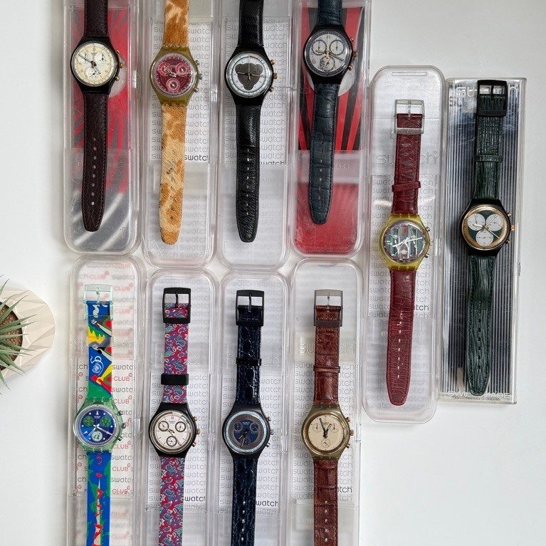 Jam tangan swatcH automatic dan chrono original