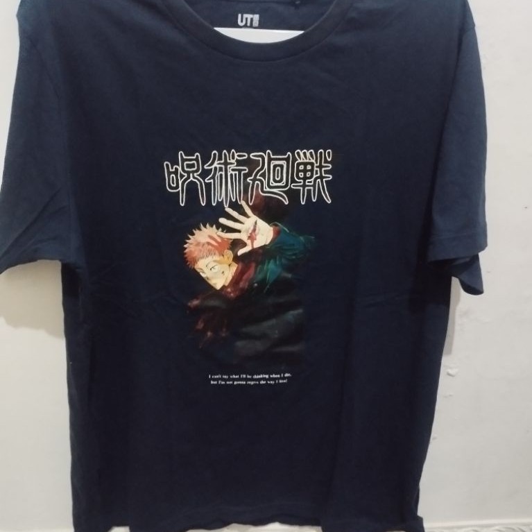 kaos uniqlo jujutsu kaisen second