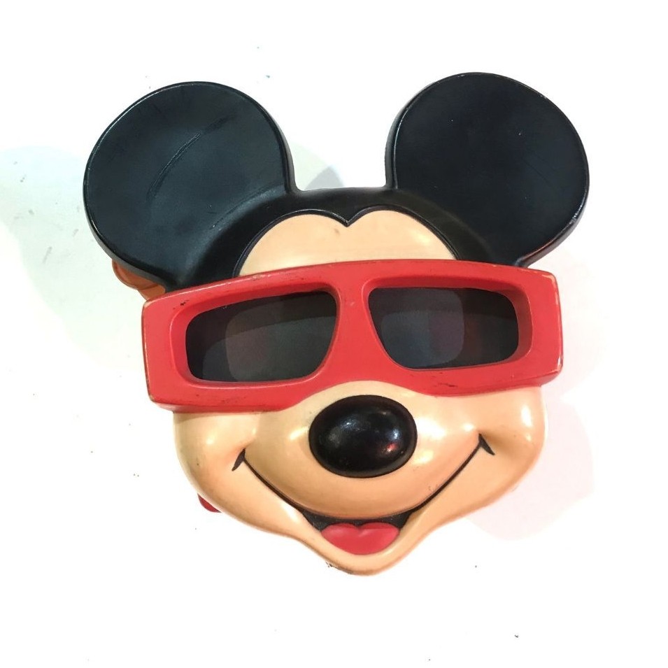 Vintage Mickey Mouse 3D View-Master Ideal Group Walt Disney Company Kid Toy 1989 space age midcentur