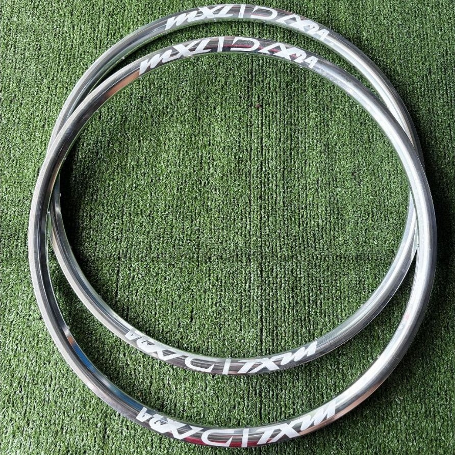 Rims Velg Sepeda MXL 20" Inch Plus 22 Inch 451 20 Hole Vbrake Alloy Silver Original New