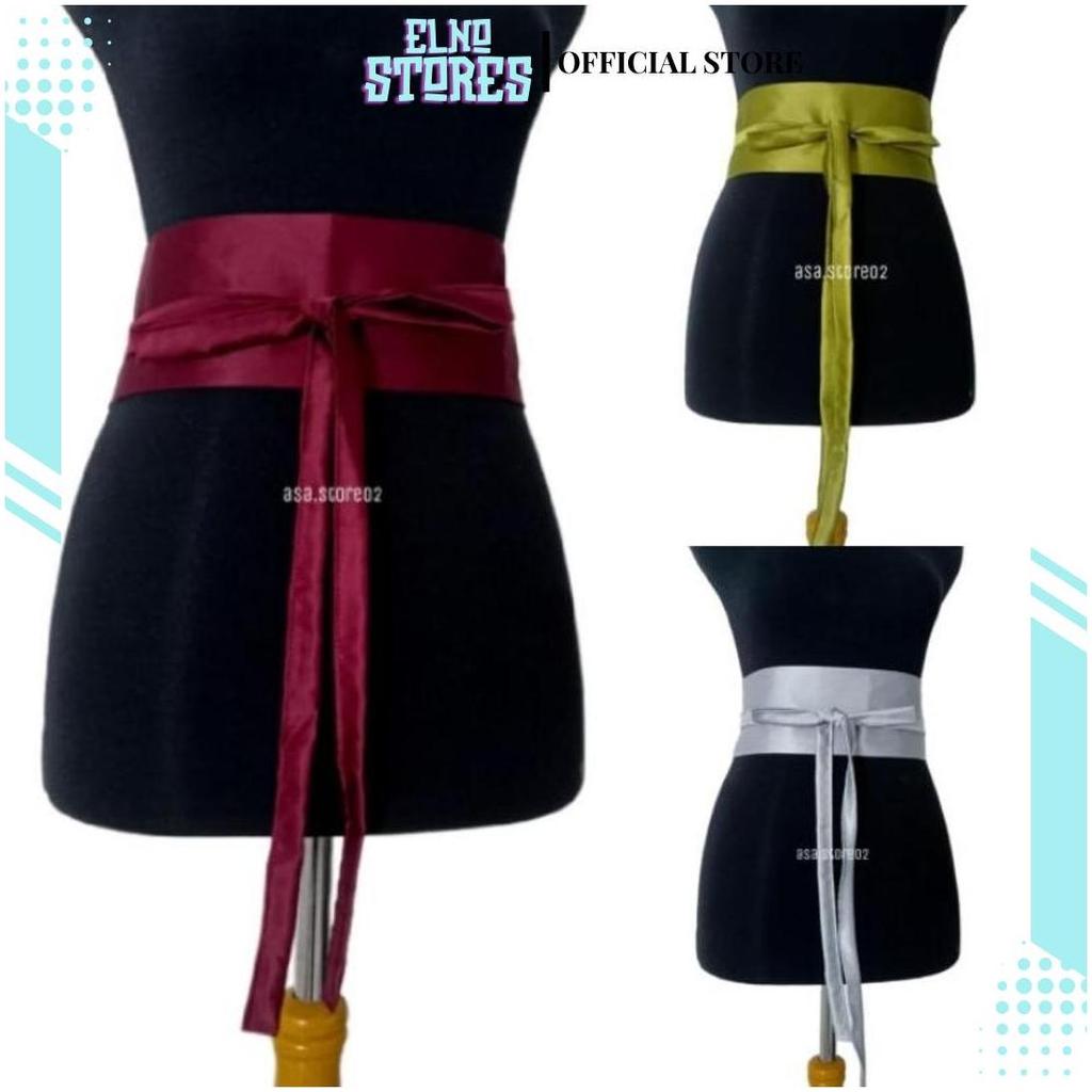 Obi Belt Polos Satin/Obi Kebaya/Obi Tokyo/Obi Kyoto ASA Ori