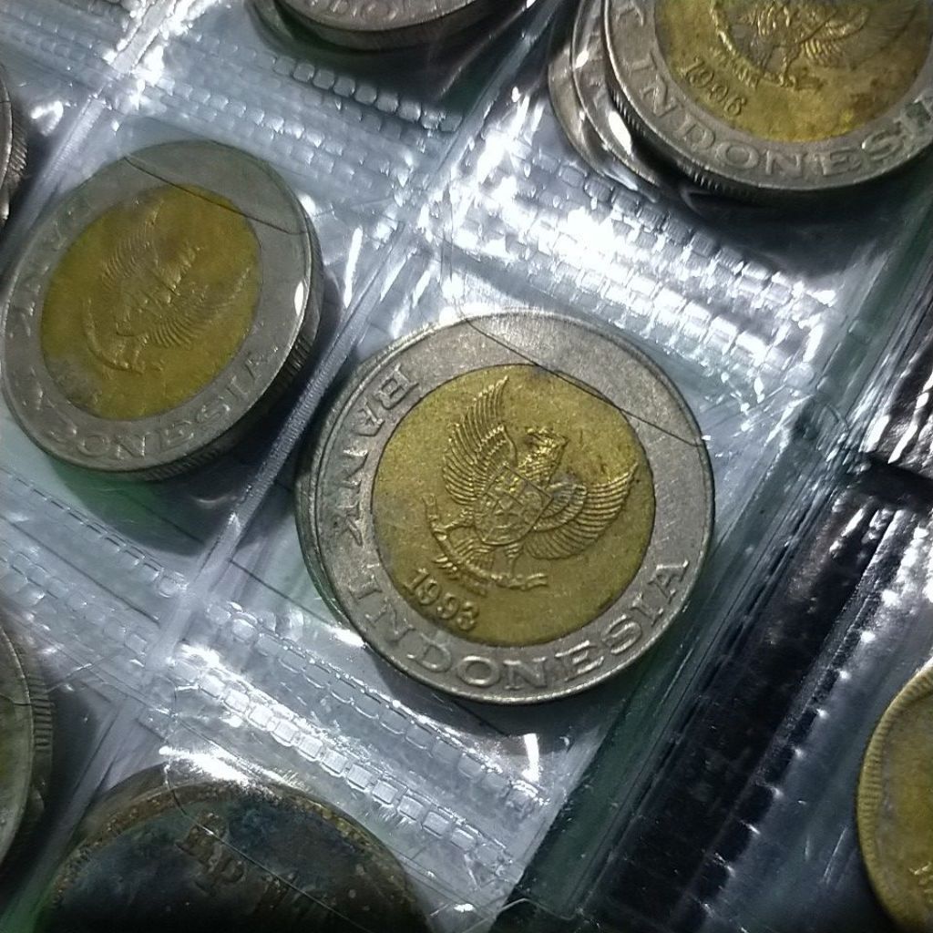 koin pecahan 1000 sawit tahun 1993