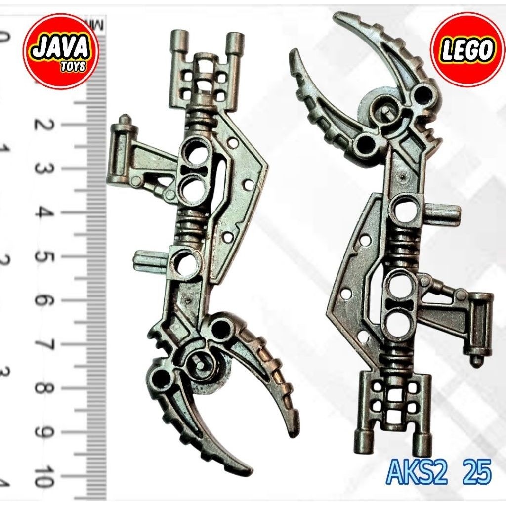 LEGO PART ( AKS2 25 ) LEGO Bionicle Weapon Piraka Submachine Gun / Fire / Ice Blaster dengan nomor s
