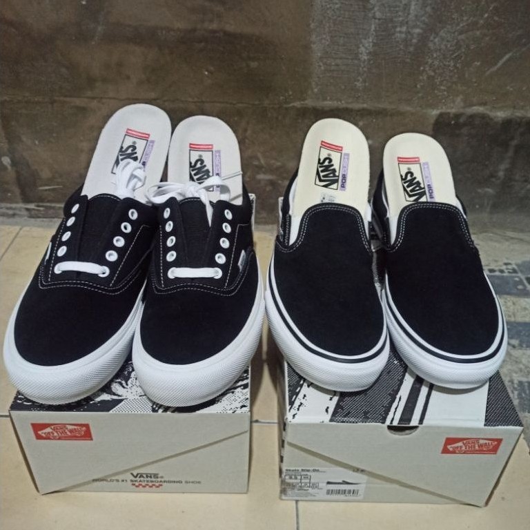 Vans Slip On & Era Skate Pro Black White